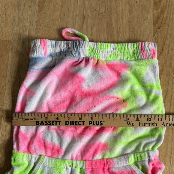 Flowers by Zoe Vintage Tye-Dye Girl's Terry Romper/Coverup - Picture 10 of 12